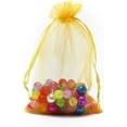 thumbnail image 6 of RUseeN 50Pcs Gold Organza Gift Bags, Mesh Drawstring Favor Bags Jewelry Candy Pouches for Christmas Wedding Party (5x7 Inch), 6 of 6