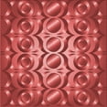 thumbnail image 1 of Ahgly Tapis d'Intérieur Lavable en Machine Carré Rouge, 5 Pieds Carré, 1 of 7