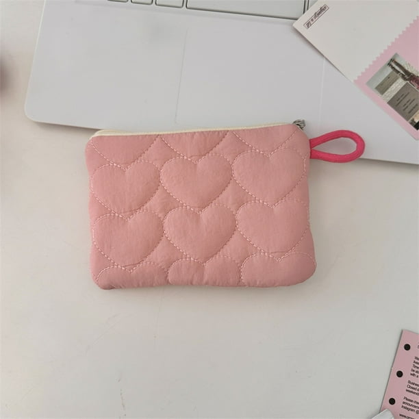 Woolen Knitted Bag Striped Color-blocked Cosmetic Bag Pattern Cosmetic Bag Portable Cosmetic Bag Ins-style Pencil Case