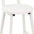 thumbnail image 6 of Craftian Kitchen Island with Wheels & Seating, Kitchen Island Cart with Drop Leaf & Storage, White, 6 of 8