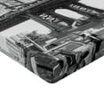 thumbnail image 2 of Ambesonne Black White Fitted Sheet, Brooklyn New York, Twin XL Size, Charcoal Grey White, 2 of 3