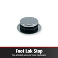 thumbnail image 6 of Keeney K826-66MB Foot Lok Stop Bathtub Drain Trim Kit, Matte Black, 6 of 8