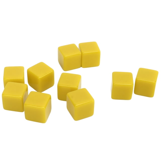 DIY 30 PCS DICE SET DICE DICE EN DE SEIS LADOS ESCRIBIR EN EL JUEGO DE CUBOS PARA LA ENSEñANZA DE MATEMÁTAS