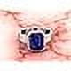 thumbnail image 4 of Blue Sapphire Adjustable Ring Silver Plated 4.25 Ratti Unheated And Untreated Neelam Natural Ceylon Gemstone For Men And Women-B0C37J, 4 of 7