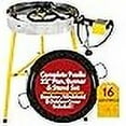 thumbnail image 3 of Paelluxe Ensemble de Brûleur et Support à Paella 16 Portions, Poêle à Paella 22 Pouces, Réchaud Extérieur à Double Propane avec Support et Régulateur, Cuiseur à Gaz Portable pour Camping Écrevisses Cuisson Extérieure, Paellera Propano, 3 of 4