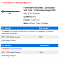 thumbnail image 2 of Front Inner Tie Rod End - Compatible with 2006 - 2010 Dodge Charger RWD 2007 2008 2009, 2 of 2