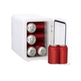 thumbnail image 4 of Frigidaire 9 Can Mini Cooler / Skincare Fridge with Built-in Mirror and LED Light, 6.5L Personal Fridge with AC/DC Adapters, 4 of 8