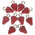 thumbnail image 3 of Red Strawberry Charm Pendants 10Pcs For Necklace And Bracelet Making Suitable For Women Girls DIY Projects, 3 of 5