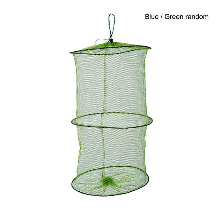 Foldable Fishing Cage Portable Lightweight Easy To Store For Keep Bait And  Fish 3 Layer 