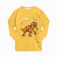 thumbnail image 4 of UAYOTSE Planet Pajamas Sets Dinosaur Cotton Truck 2 Piece Long Sleeve Train Sets Sleepwear Clothes Set Loungewear,Sizes 6-7 Years, 4 of 7