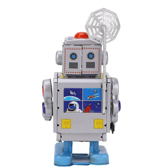 Juguete de Robot Mecánnico, Robot de Viento Retro de Hierro Caminata Para La Tienda Home Shop Bar