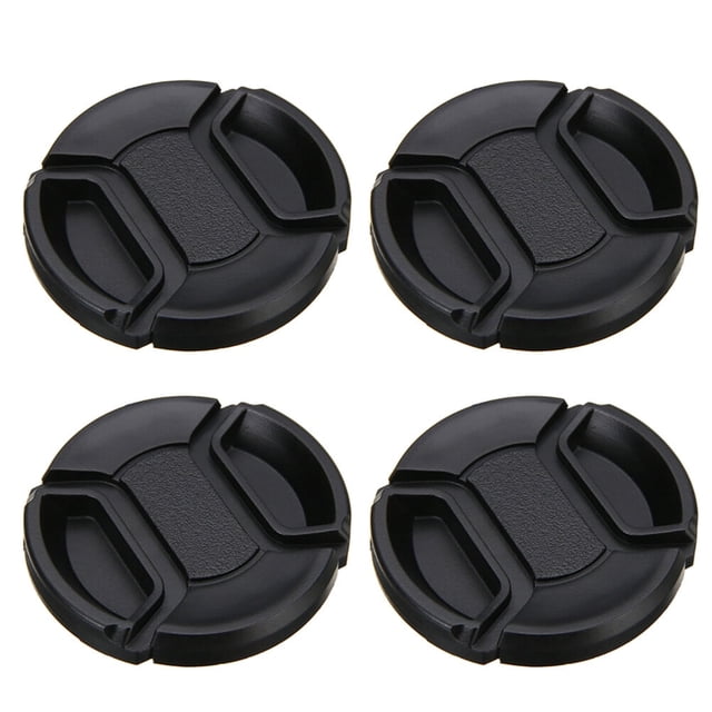 4 protectores de lente de cámara con pinza central, accesorios de 55 mm