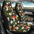 thumbnail image 3 of Jeiento Aesthetic Mushroom Car Seat Covers Front Seats Protector High Back Seat Covers for Trucks Auto Seat Covers for Most Cars,Van,SUV Interior Accessories Decor Set of 2, 3 of 7