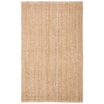 SAFAVIEH Natural Fiber Aliah Solid Jute Area Rug, Beige, 5' x 8'