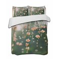 thumbnail image 2 of Quilts Full Size, Pink Spring Flowers Soft Comforter Bedding Set for Bed, Botanical Summer Floral Farmhouse Lightweight Quilted Bedspread with Pillow Cover(2 Pieces) for All Season, 78x90 Inch, 2 of 6