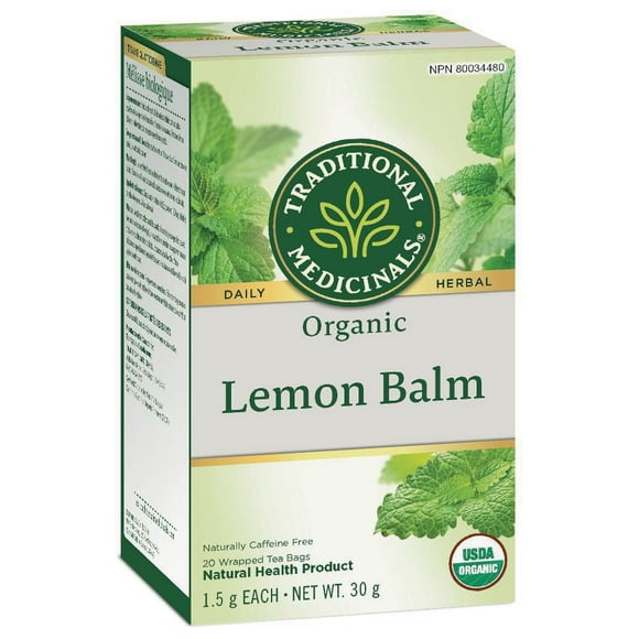 Traditional Medicinals Organic Lemon Balm, 20 ct