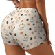 thumbnail image 1 of Fotbe Milk Tea Shorts Sin Costuras – Shorts Deportivos de Cintura Alta para Mujer, Elásticos para Gimnasio, Yoga, Running o Ciclismo-Large, 1 of 8
