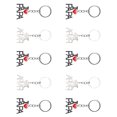 thumbnail image 4 of Llaveros, Joyería De Llavero En Forma De Corazón Lindo Para Teléfonos Celulares Para Mochilas, 4 of 8
