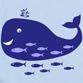 thumbnail image 2 of CafePress - Blue Whale Infant Bodysuit - Baby Light Bodysuit, Size Newborn - 24 Months, 2 of 4