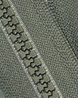 1 Zipper/ Pack 26\ Vislon Zipper ~ YKK #5 Molded Plastic Sport Zipper ~ Separating 540 Lake Green