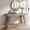 Light Antique Oak, variant on Keywhat 60" Farmhouse Console Table with Storage, Drawers and Open Shelves, Sofa Table for Entryway, Hallway, Living Room and Dining Room,Dark Wood