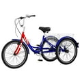 thumbnail image 2 of LILYPELLE 20" Adult Tricycle 7 Speed, Three Wheel Bikes for Adults 350lbs,Low-Step Through Trike Cruiser for Exercise Shopping Outdoor Activities,Star&Strip, 2 of 12