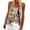 Khaki, variant on OAVQHLG3B Summer Tank Top for Women Casual Ladies Print Sleeveless Crewneck Pullover Vest Tank Tops Shirts Blouse