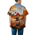 thumbnail image 5 of Thanksgiving Newfoundland Pilgrim Grateful, Thankful, Blessed Fall Welcome Hawaiian Shirt Breathable Summer Unisex Merch Newfie Dog Lover Gifts - 00021, 5 of 6