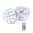 thumbnail image 1 of Submersible LED Lights With RF Remote 13 LED Underwater Led Lights With Magnet IP68 Pool Light For Pond, Shower, Tub,Vase ,Easy to Install, 1 of 7