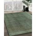 thumbnail image 3 of Ahgly Company Machine Washable Indoor Rectangle Industrial Modern Dark Olive Green Area Rugs, 2' x 3', 3 of 7