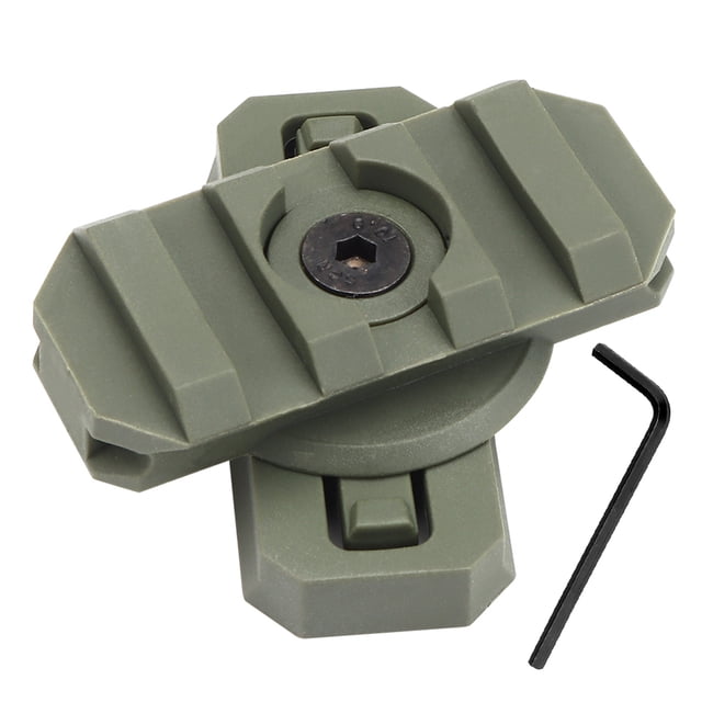 Adaptador Montaje en Riel Lateral Bsvklp Guía Ajustable Verde 2 Uds
