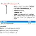 thumbnail image 2 of Exhaust Valve - Compatible with 2005 - 2007 Ford Five Hundred 3.0L V6 2006, 2 of 2