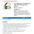 thumbnail image 2 of A/C Compressor Kit - Compatible with 1998 - 2001 Ford Ranger 2.5L 4-Cylinder 1999 2000, 2 of 2