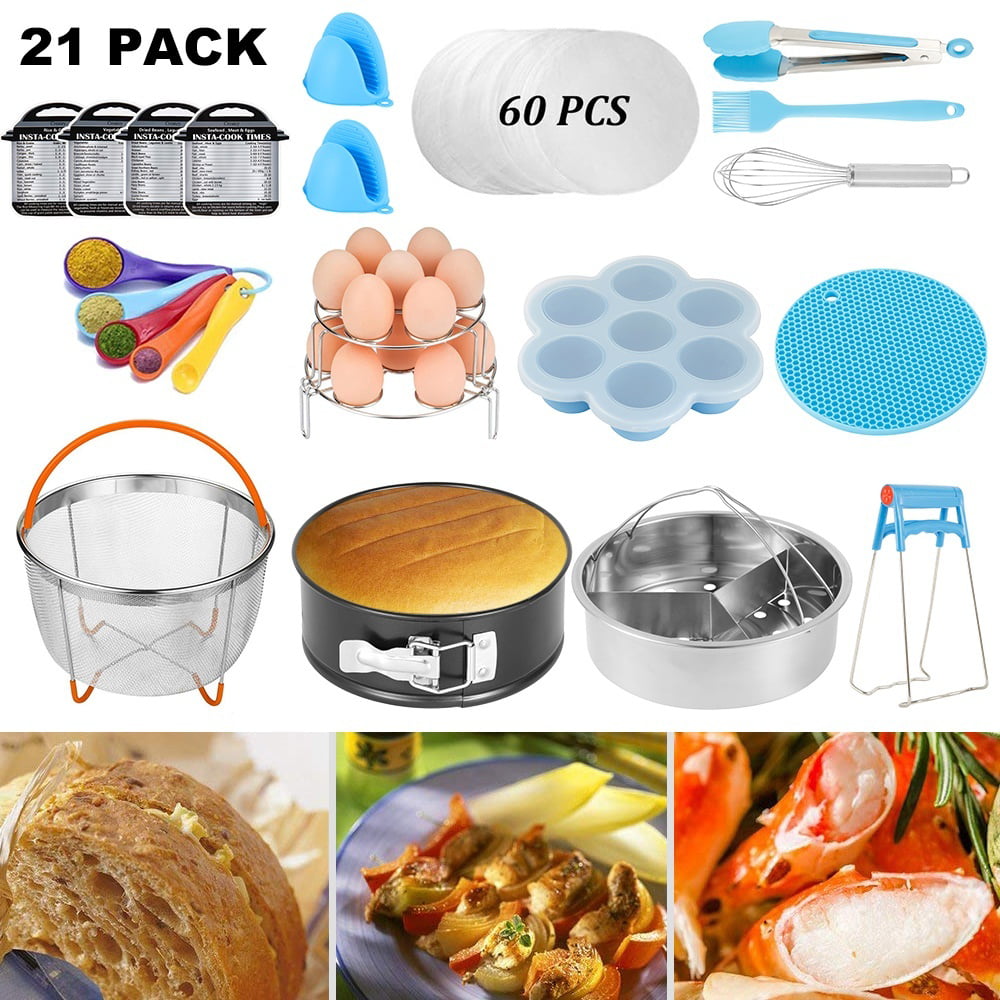8Pcs Accessories Kit for 5,6,8 QT Instant Pressure Cooker Pot Kitchen Tools FDA
