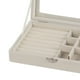 thumbnail image 3 of Caja de joyería de franela,Caja de joyería de franela Caja colgante de joyería Caja de almacenamiento de joyería creada magistralmente, 3 of 7