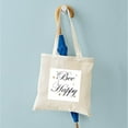 thumbnail image 4 of CafePress - Bee Happy Tote Bag - Unisex Canvas Tote Bag, Beige, 1-Piece, 4 of 6