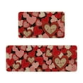 thumbnail image 1 of Hearth & Gear Valentines Day Kitchen Rugs And Mats Set Of 2 Valentines Kitchen Mats Farmhouse Mats For Floor Decorations Decorative Valentines Day Kitchen 16x24 Inch And 16x43 Inch Throws for Sofa, 1 of 5