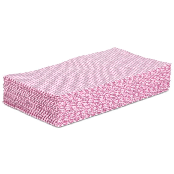 Boardwalk Bwk-N8140 Toallitas Para Servicio De Alimentos De 12 Pulg. X 21 Pulg. - Rosa/Blanco (200/Caja)