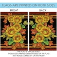 thumbnail image 5 of Toland Home Garden Sunflowers and Leaves Flower Fall Flag Double Sided 12x18 Inch, 5 of 5