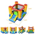 thumbnail image 2 of Infans Inflatable Bouncer Kids Slide Bounce House for Indoor Outdoor with 350W Blower, 2 of 7