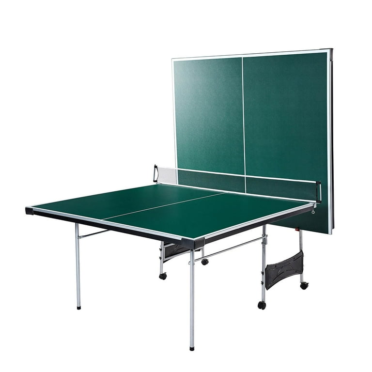 Lancaster 4 Piece Official Size Indoor Folding Tennis Ping Pong Game Table