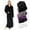 Black, variant on Silver Lilly - Women's Full Length Plush Luxury Bathrobe - Jet Black, Small/Medium