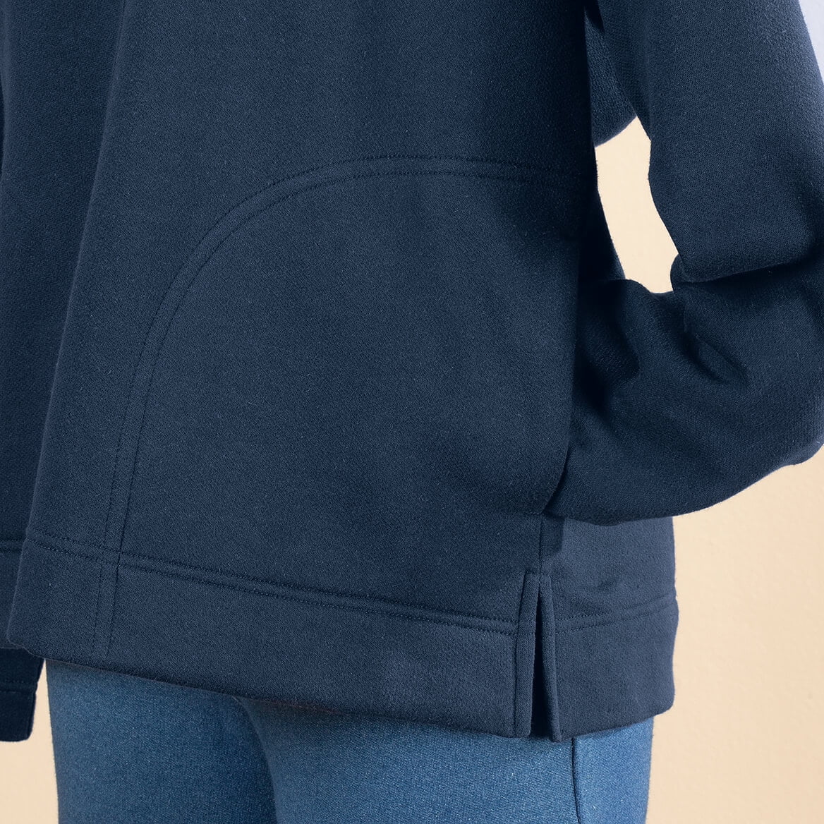 Snap Front Sweatshirt Cardigan by Sawyer CreekTM - Walmart.com