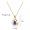 #3, variant on MATROOY Luxury Titanium Steel Zircon Planet Moon Charm Pendant Necklace Women Jewelry-#3