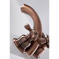 thumbnail image 3 of Kingston Brass KB946AX Victorian Mini-Widespread Bathroom Faucet, Antique Copper, 3 of 6