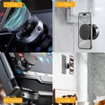 thumbnail image 3 of PUCACHI Electric Suction Magnetic Car Phone Holder – 78LBS Vacuum Suction, 2400GF Magnetic Lock, 360° Dashboard/Windshield Mount for iPhone Samsung Android, 3 of 13