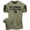T-Shirt Military Green Branded, variant on Ser Hombre es Necesario Workout Gym T-Shirt Funny Gym Shirt for Men Training Gym T-Shirt , Military Green, Small