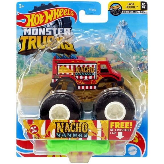 Hot Wheels Fast Foodie Nacho Mammas Diecast Car