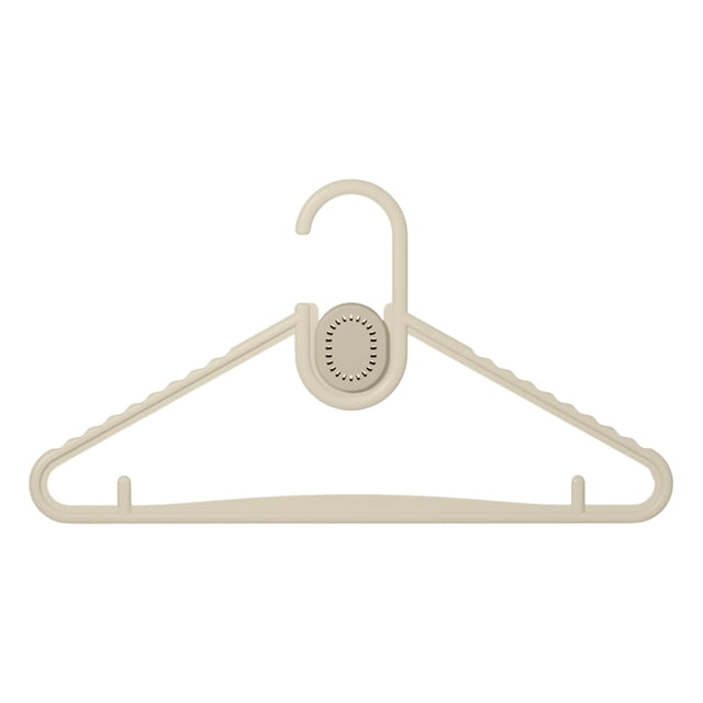 JASKFLY Plastic Hangers 6-Pack Non-Slip Fragrance Diffuser Hangers with Hooks for Clothes