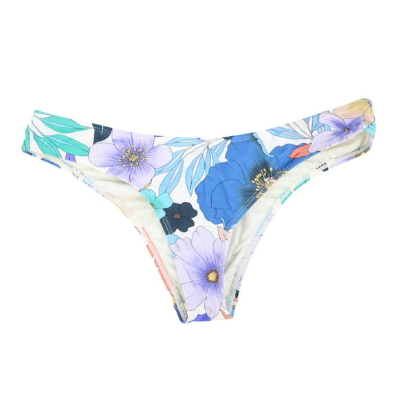 Womens Swim Abbie Floral Matira Cheeky Bikini Bottom, Multi Colored, Xs